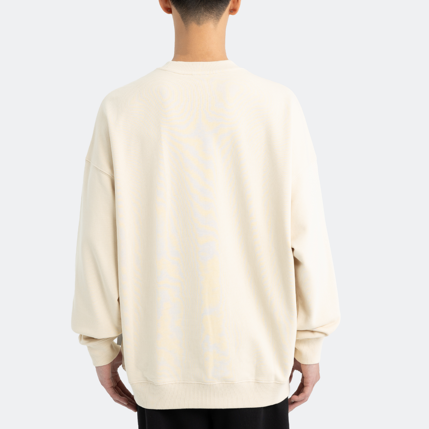 Classic Faded Crewneck in Mustard Beige: Male