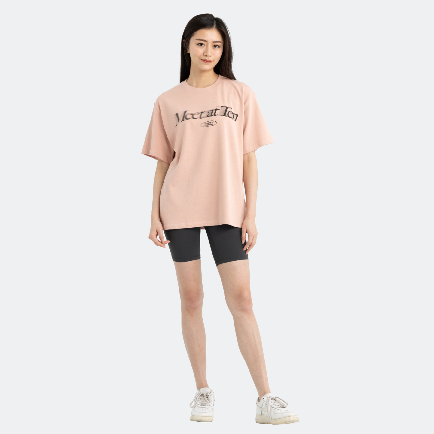 Classic Faded Tee in Dusty Pink: Female